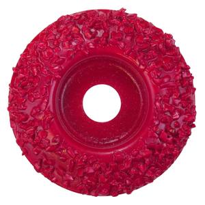 Red Coarse Dome Top Disc  Hoof Boss